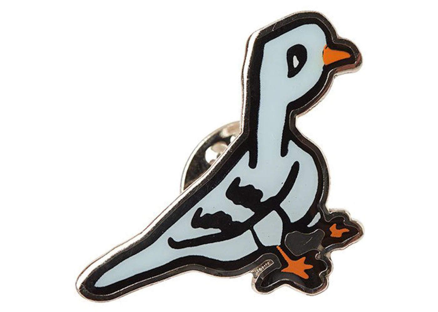 Palace Pigeon Hole Pin Badge Grey