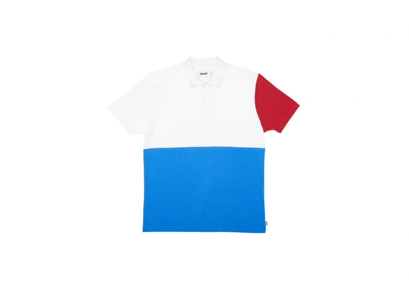 Palace Pique Polo White/Red/Blue
