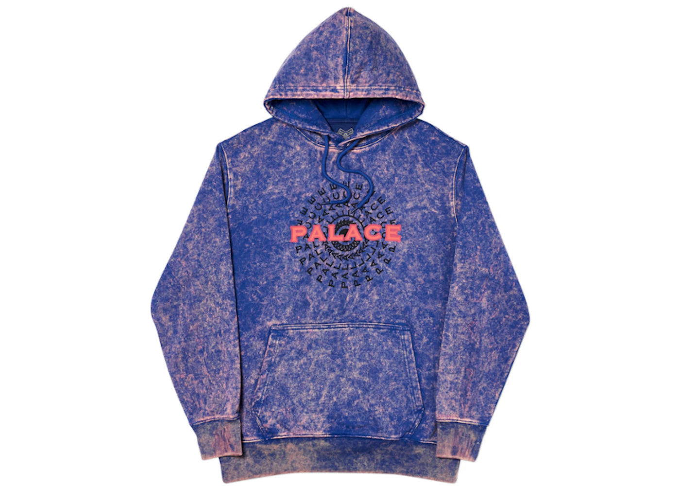 Palace Pircle Hood Blue Acid Wash