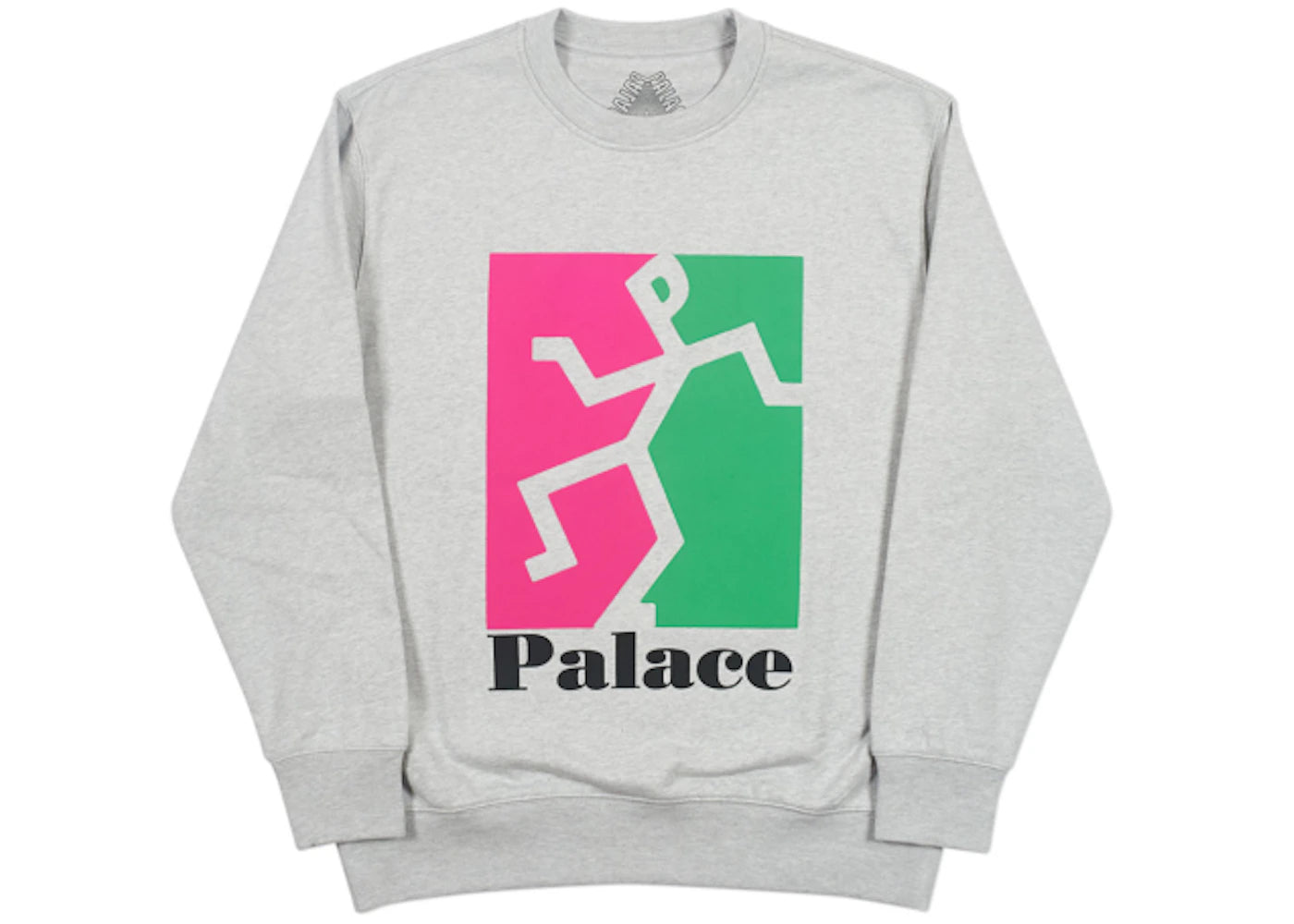 Palace P(iss) Head Crew Grey Marl