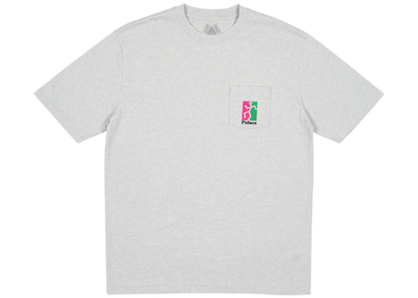 Palace P(iss) Head T-shirt Grey Marl