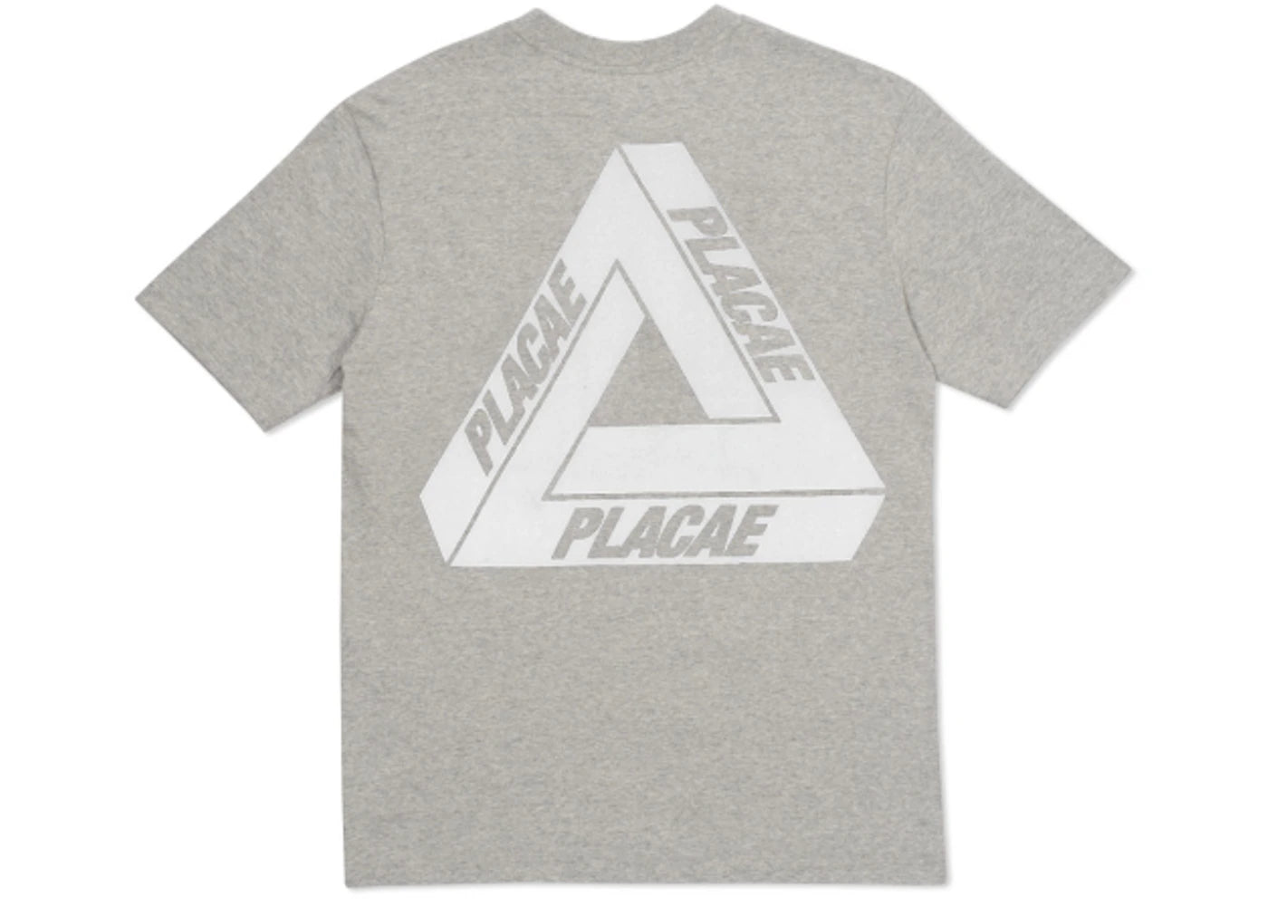 Palace Placae T-Shirt Grey Marl