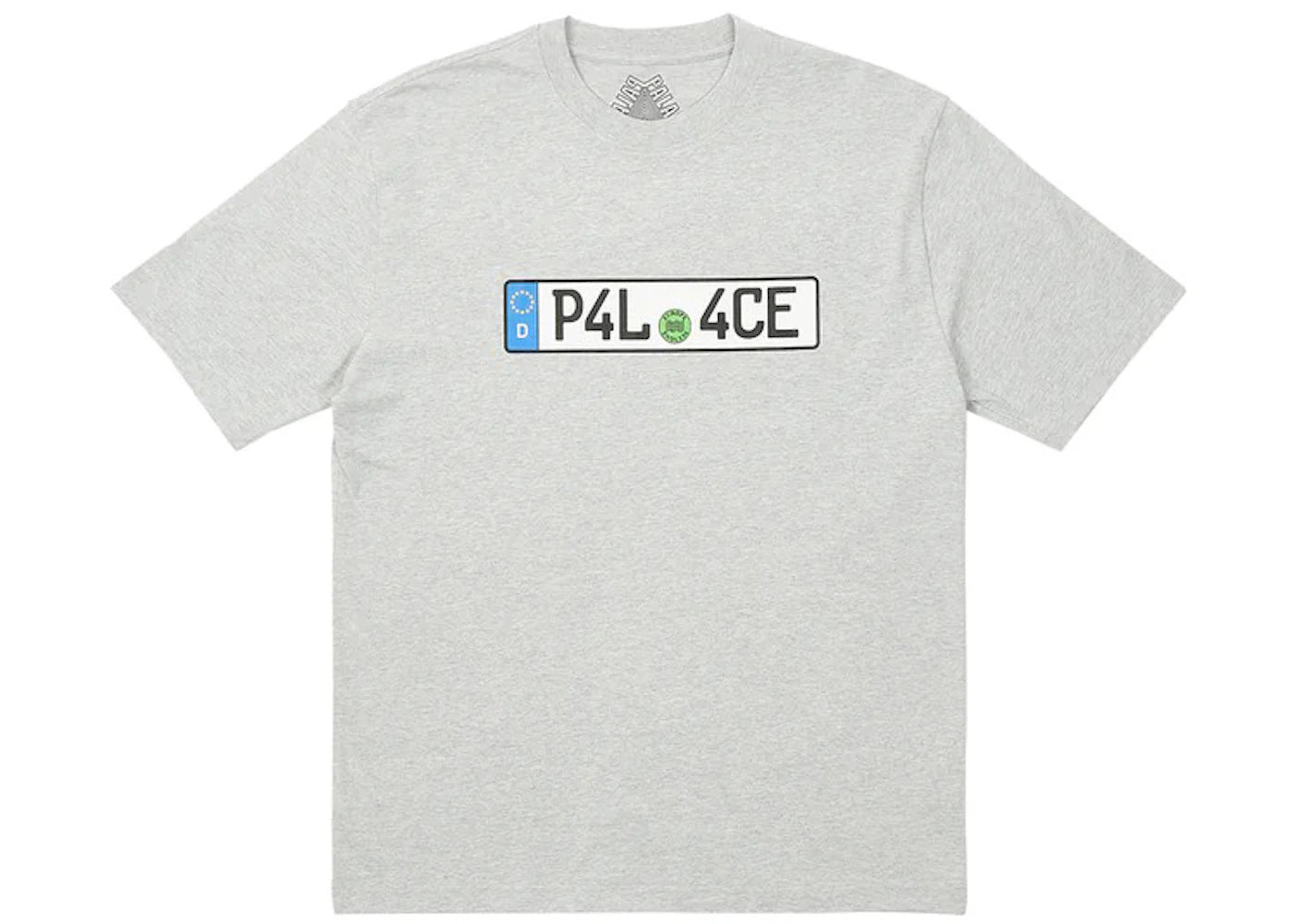 Palace Plate T-shirt Grey Marl