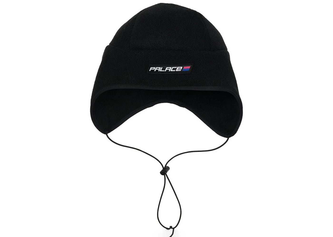 Palace Polar Fleece Flap Hat Black