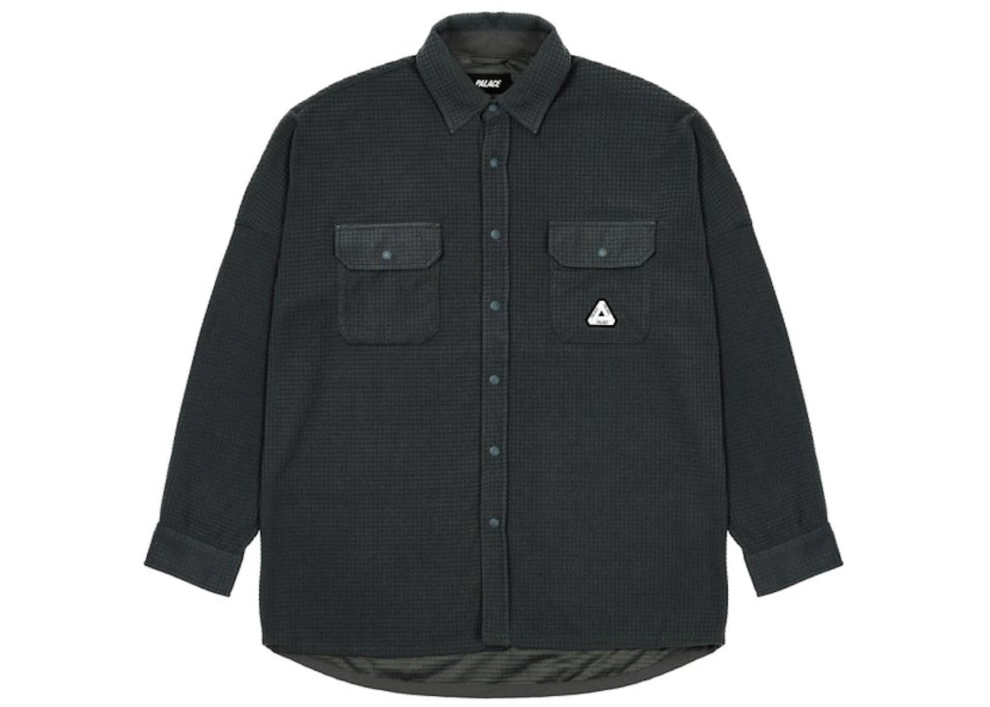 Palace Polar Grid Overshirt Black