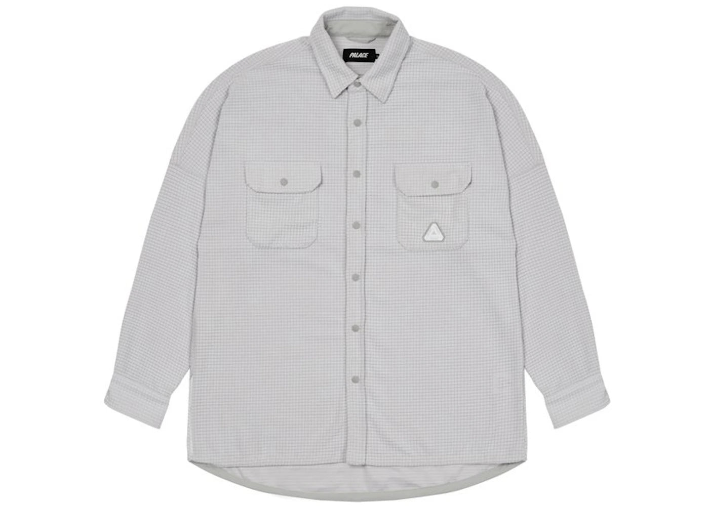 Palace Polar Grid Overshirt White