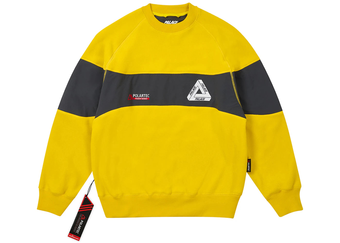 Palace Polartec 200 Crew Yellow