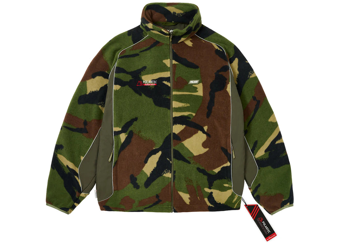 Palace Polartec 3M Track Jacket Woodland DPM