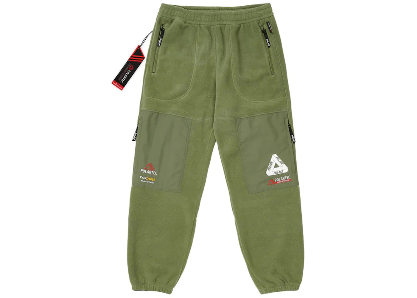Palace Polartec Double Zip Jogger Olive