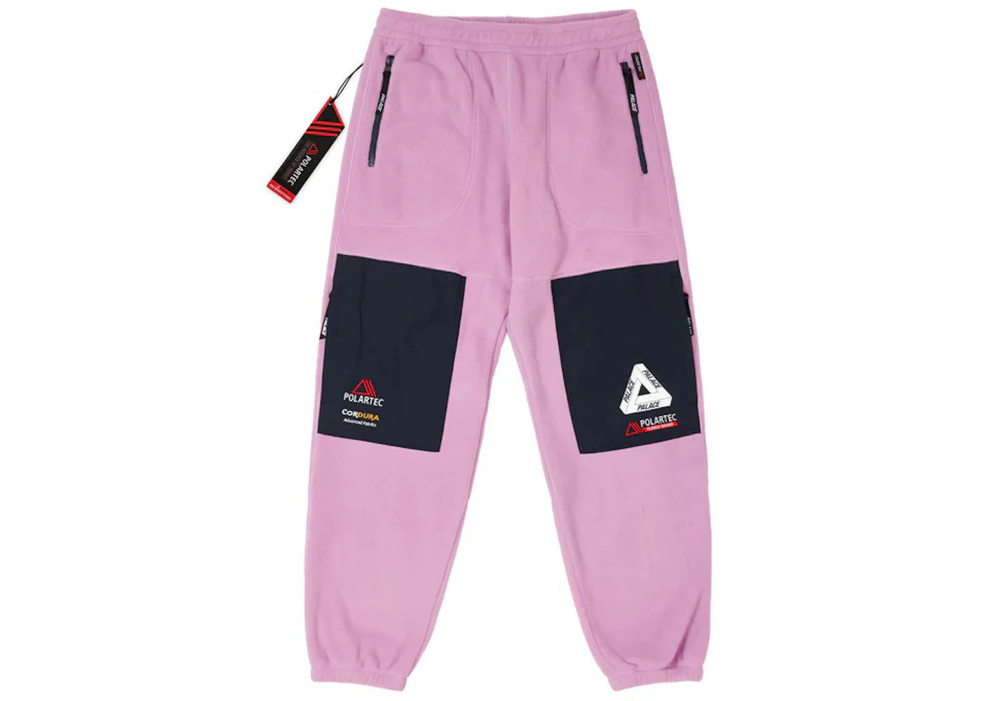 Palace Polartec Double Zip Jogger Purple