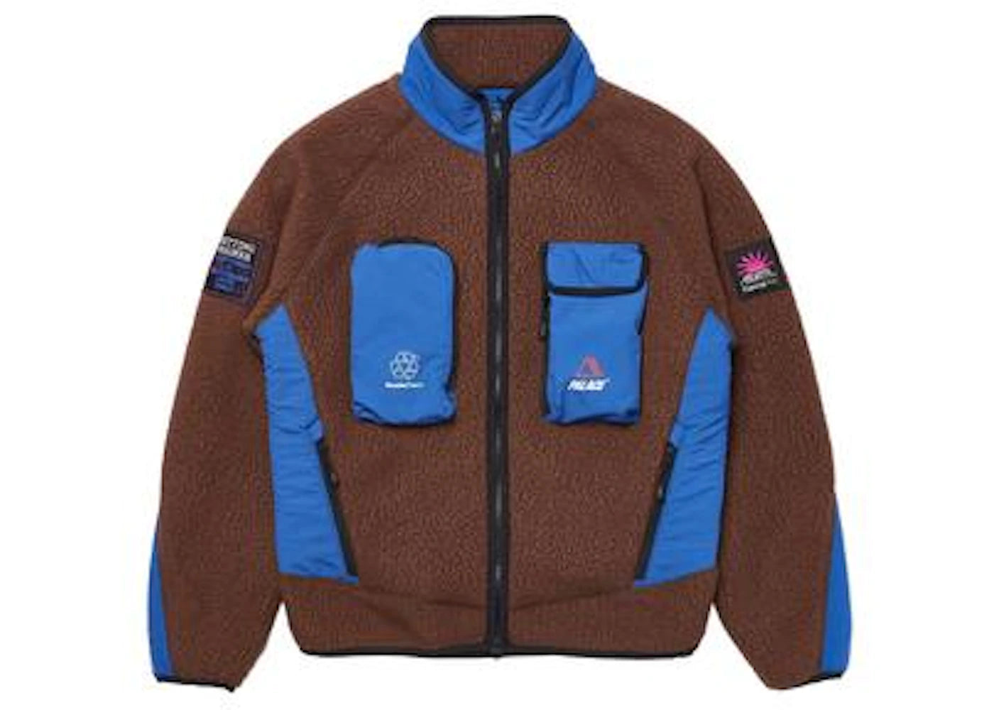 Palace Polartec Go-Go Jacket Brown