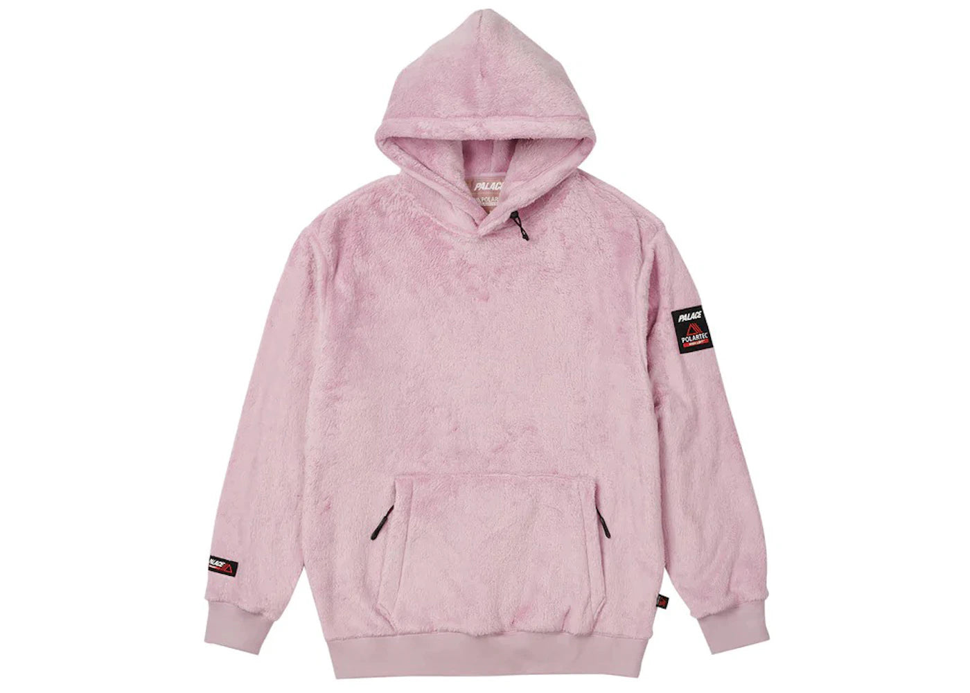 Palace Polartec High Loft Hood Pink