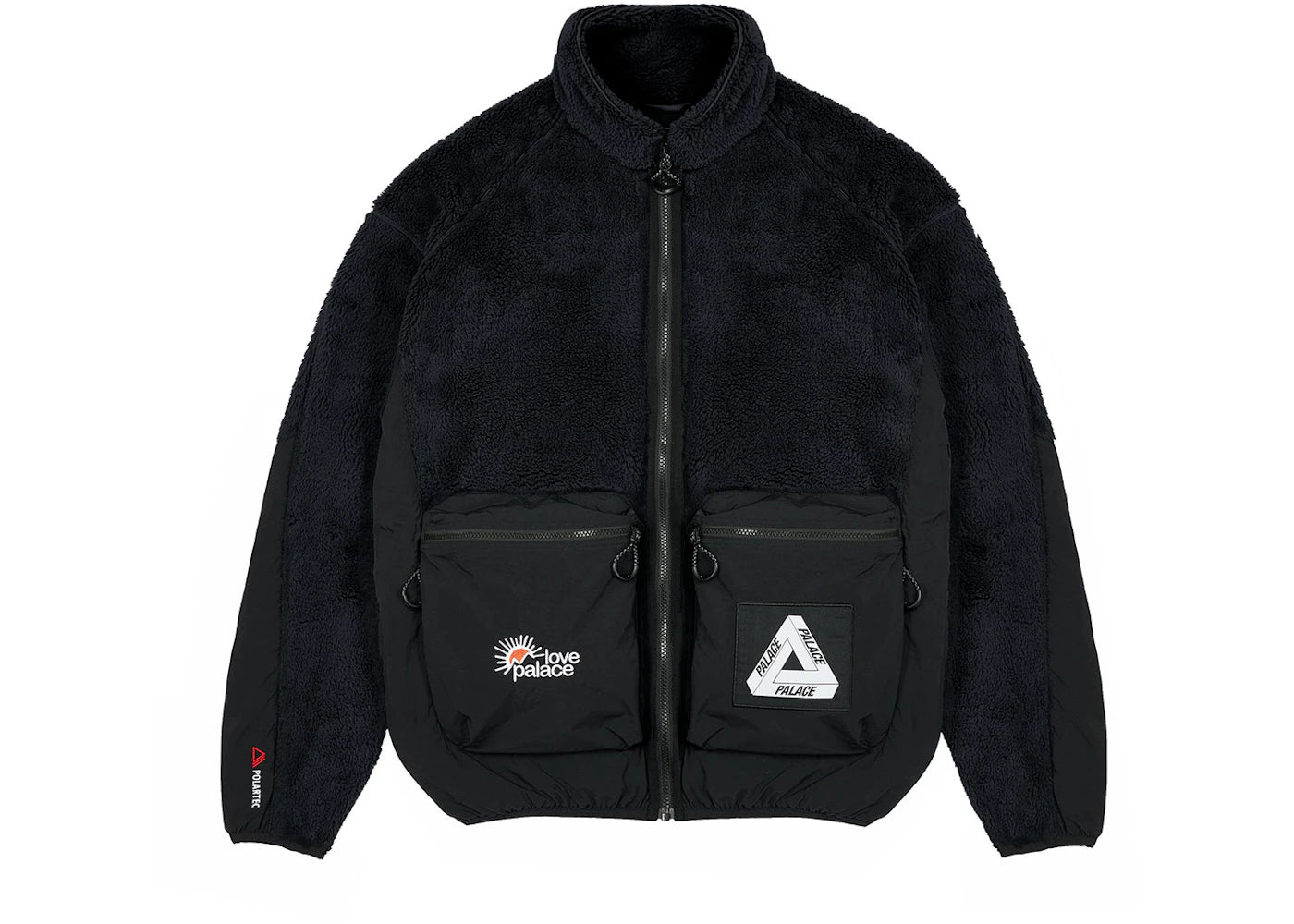 Palace Polartec High-Loft Teddy Fleece Jacket Black