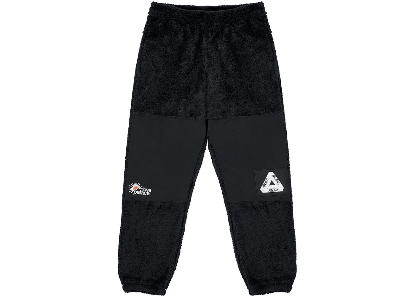Palace Polartec High-Loft Teddy Fleece Joggers Black