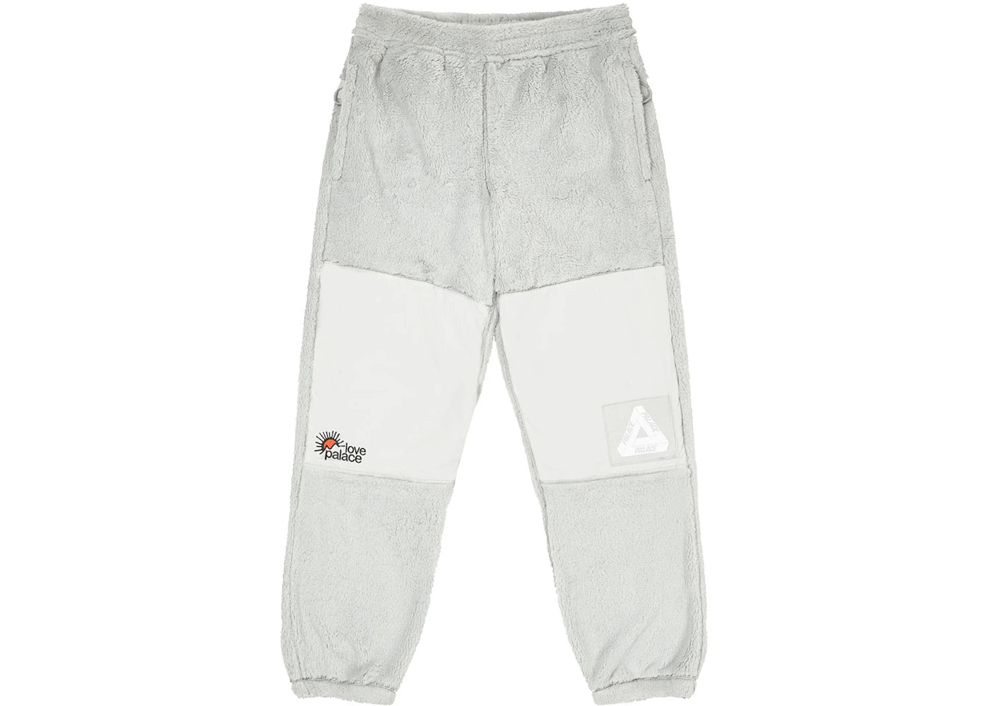 Palace Polartec High-Loft Teddy Fleece Joggers Grey