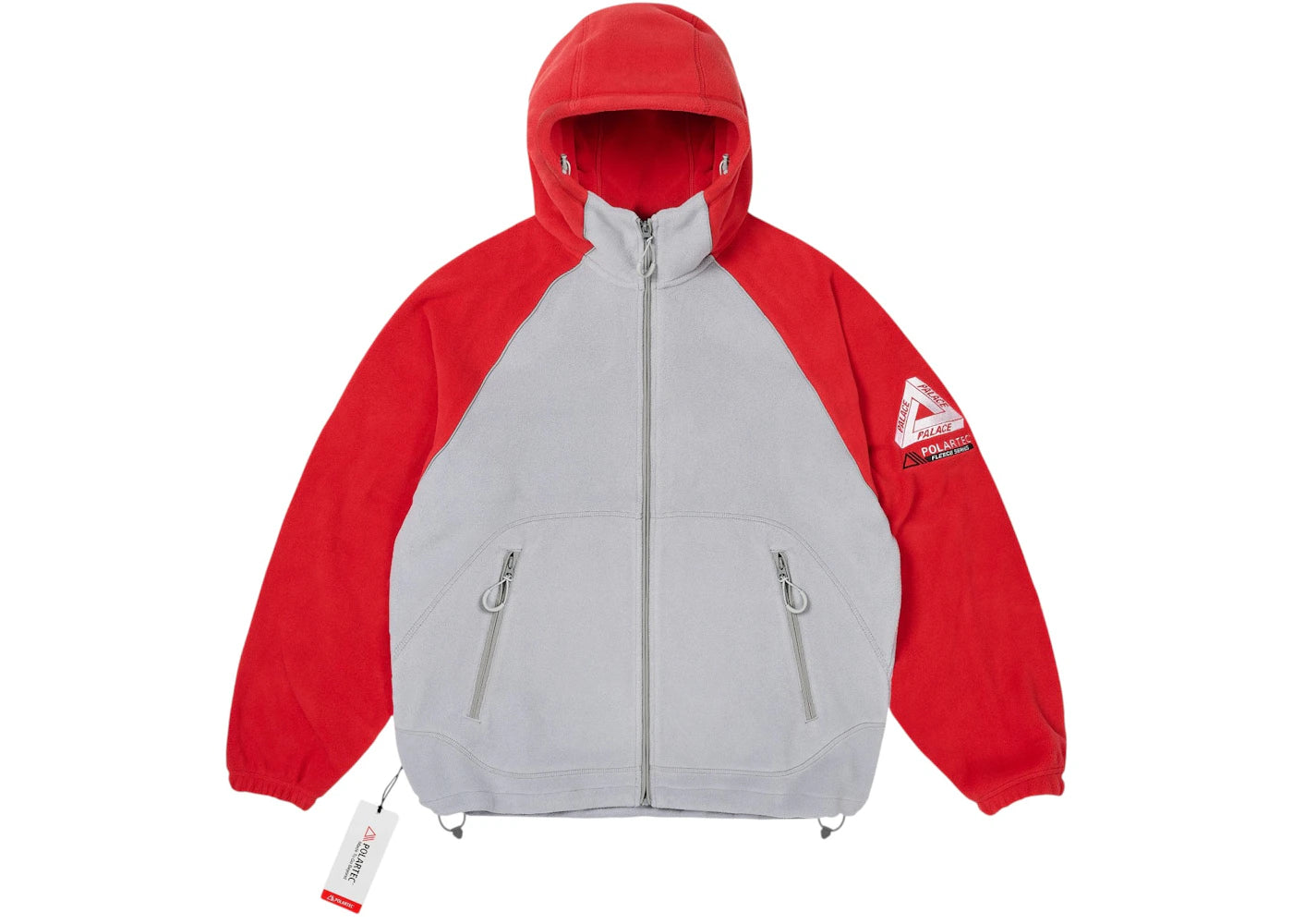 Palace Polartec Jacket Grey/Red