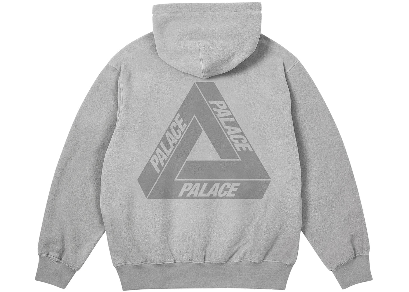 Palace Polartec Lazer Zip Hood Concrete Grey