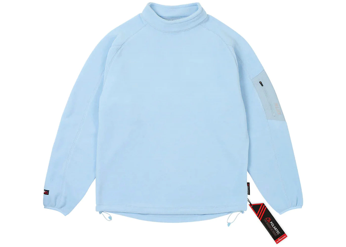 Palace Polartec Mock Neck Light Blue
