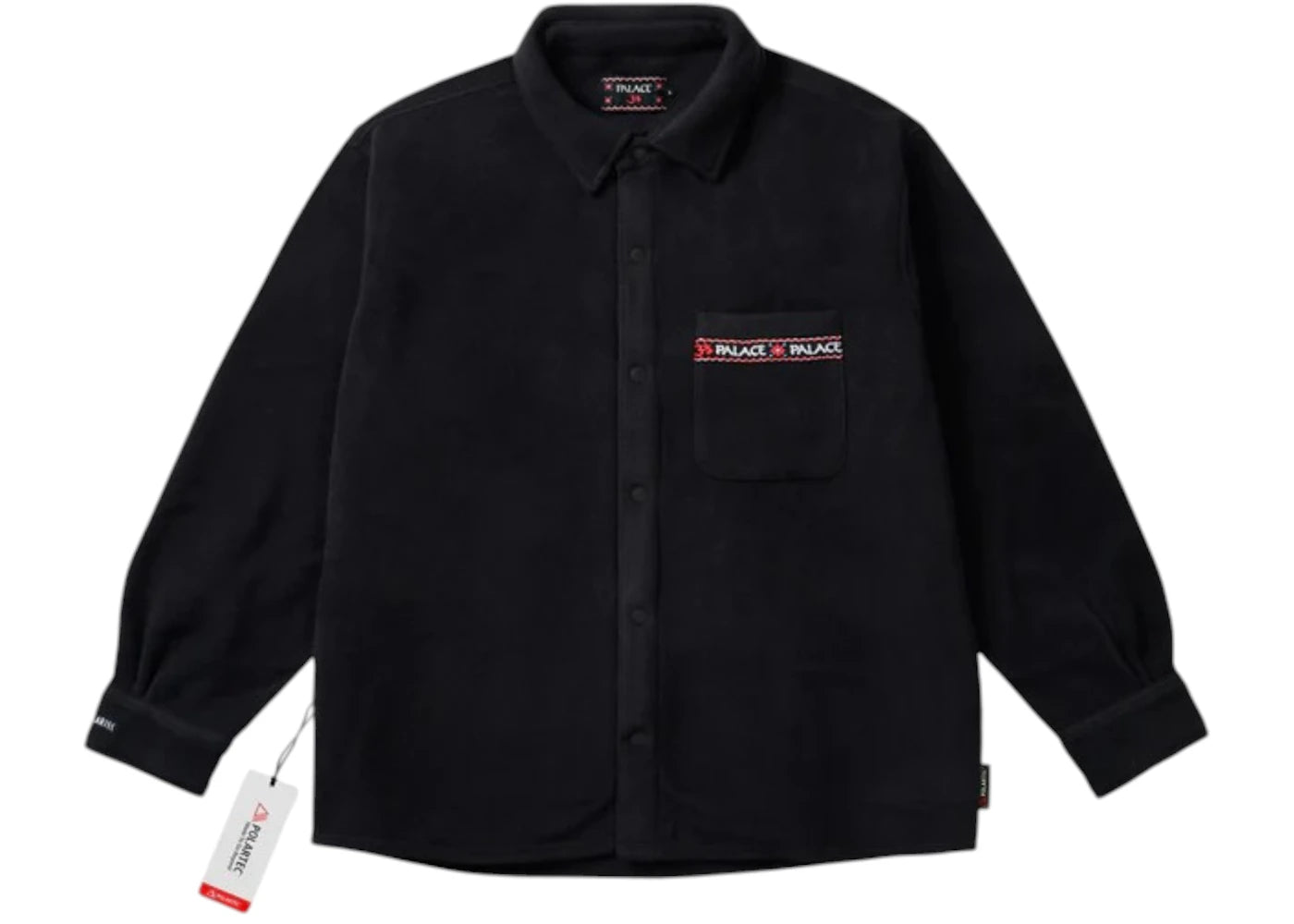 Palace Polartec Om Fleece Overshirt Black