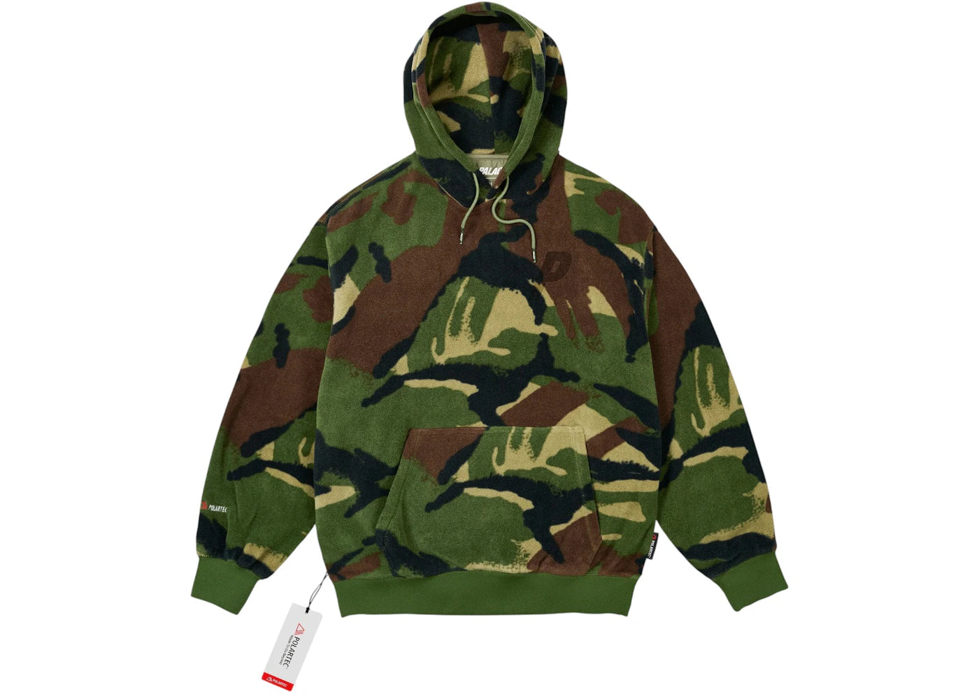 Palace Polartec P3 Hood Woodland Camo