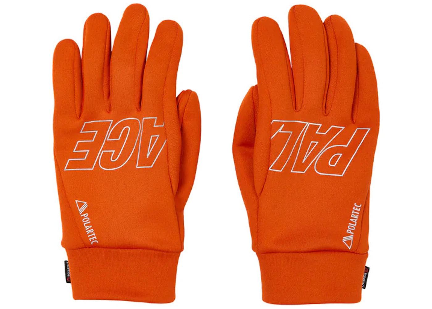Palace Polartec Powerstretch Gloves Orange
