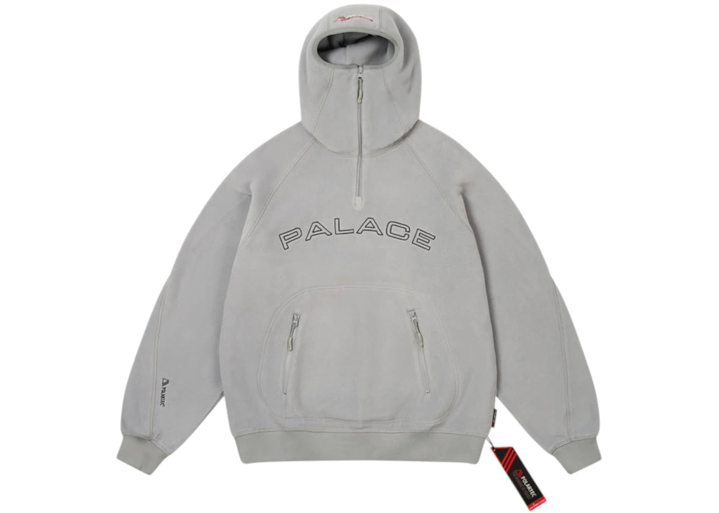 Palace Polartec Shadow Hood Grey