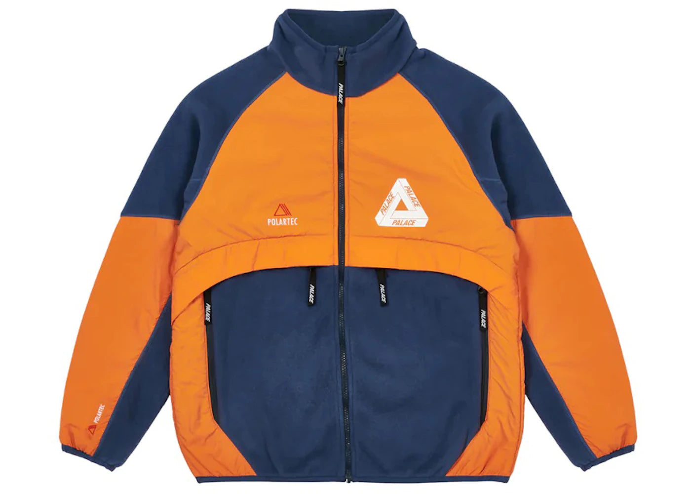 Palace Polartec Shell Jacket Navy/Orange