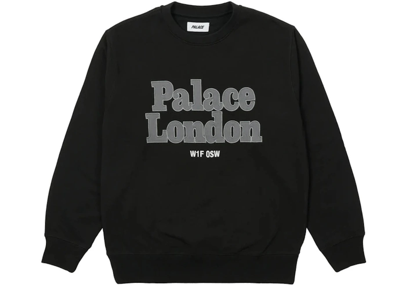 Palace Postcode Crew Black
