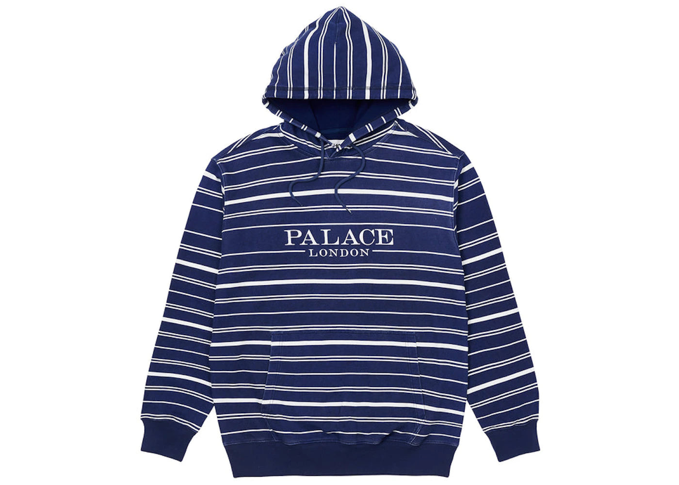 Palace Printed Stripe Hood Navy