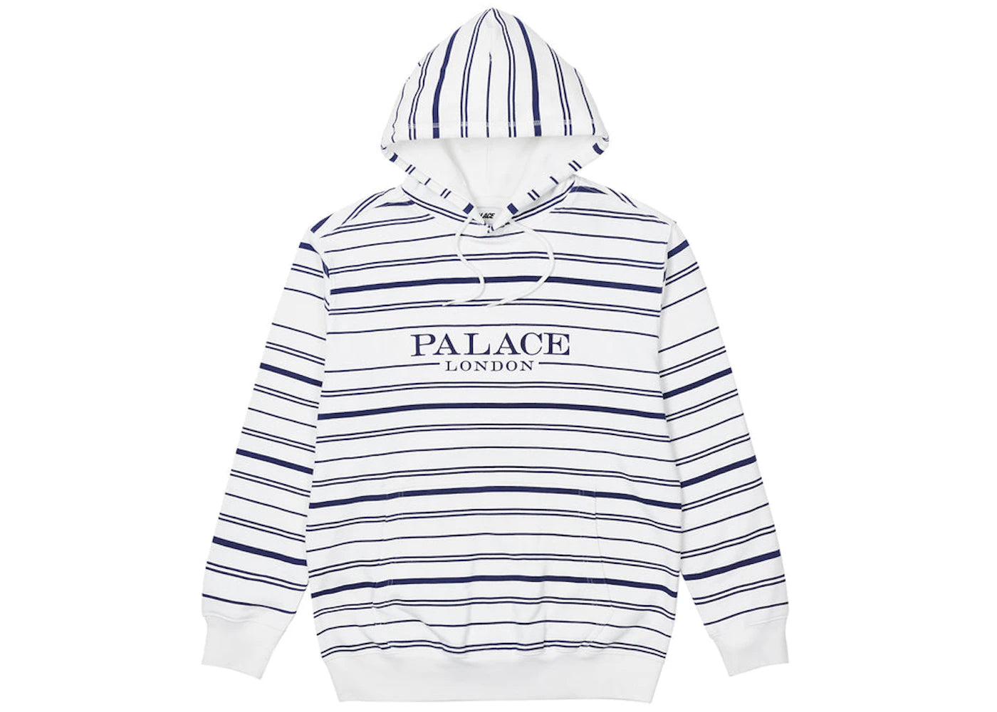 Palace Printed Stripe Hood White
