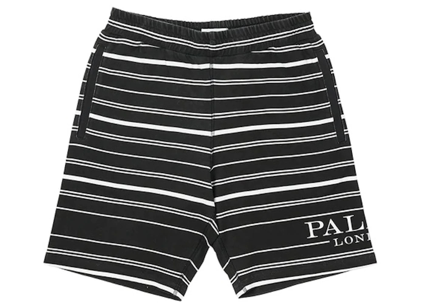 Palace Printed Stripe Shorts Black