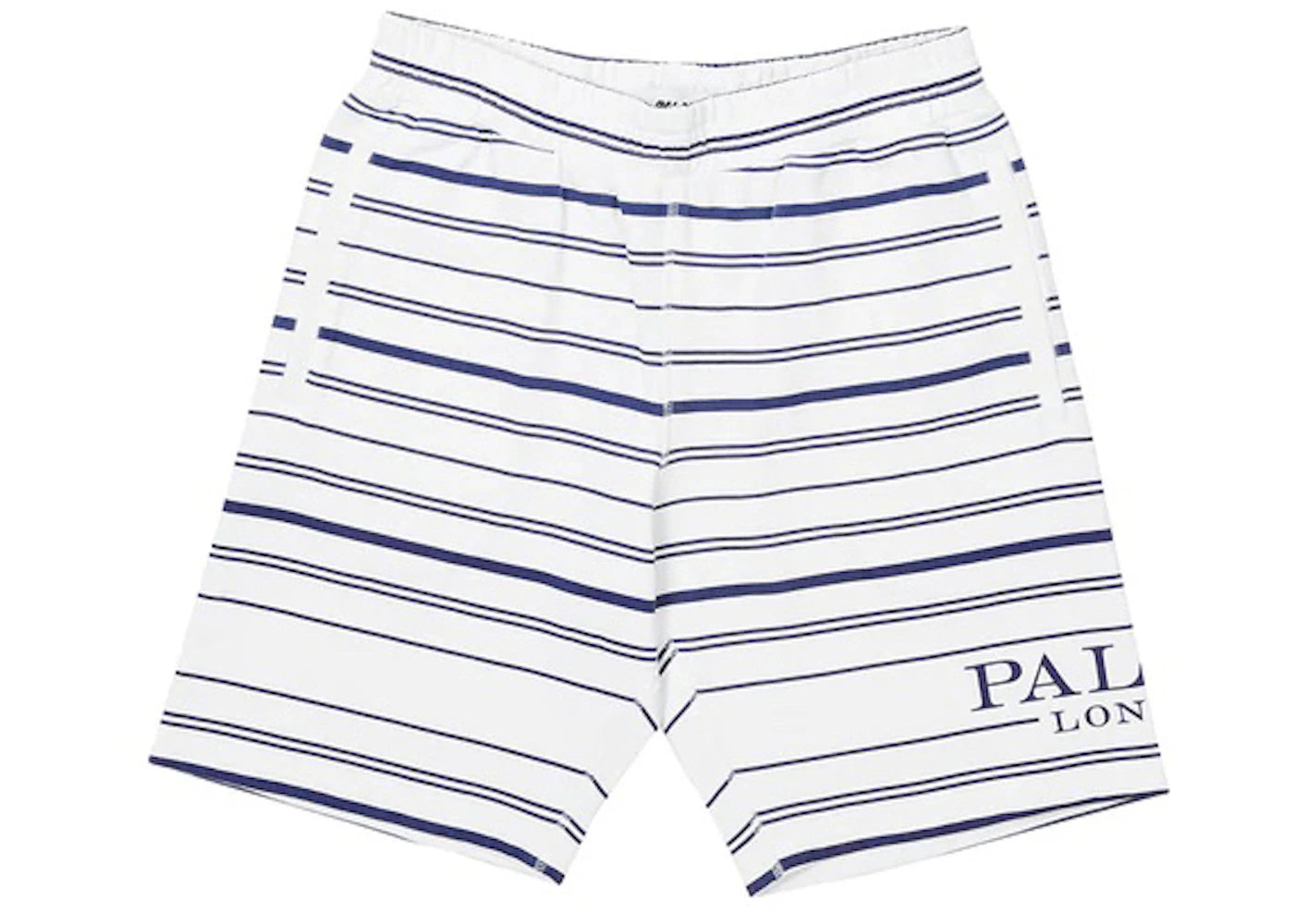 Palace Printed Stripe Shorts White