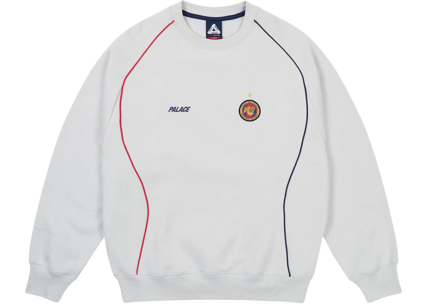 Palace Pro Team Crew Concrete Grey