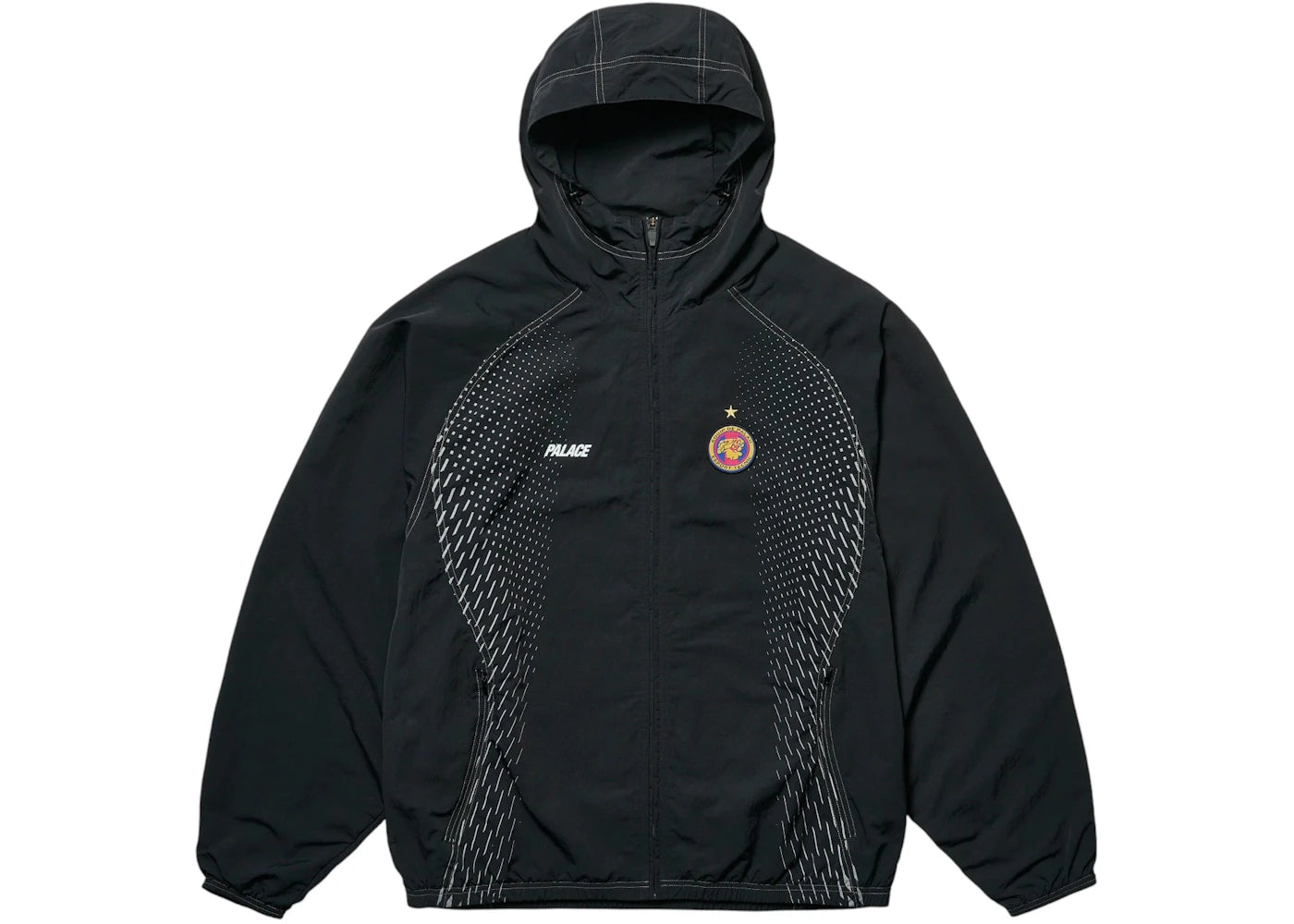 Palace Pro Team Hooded Shell Jacket Black