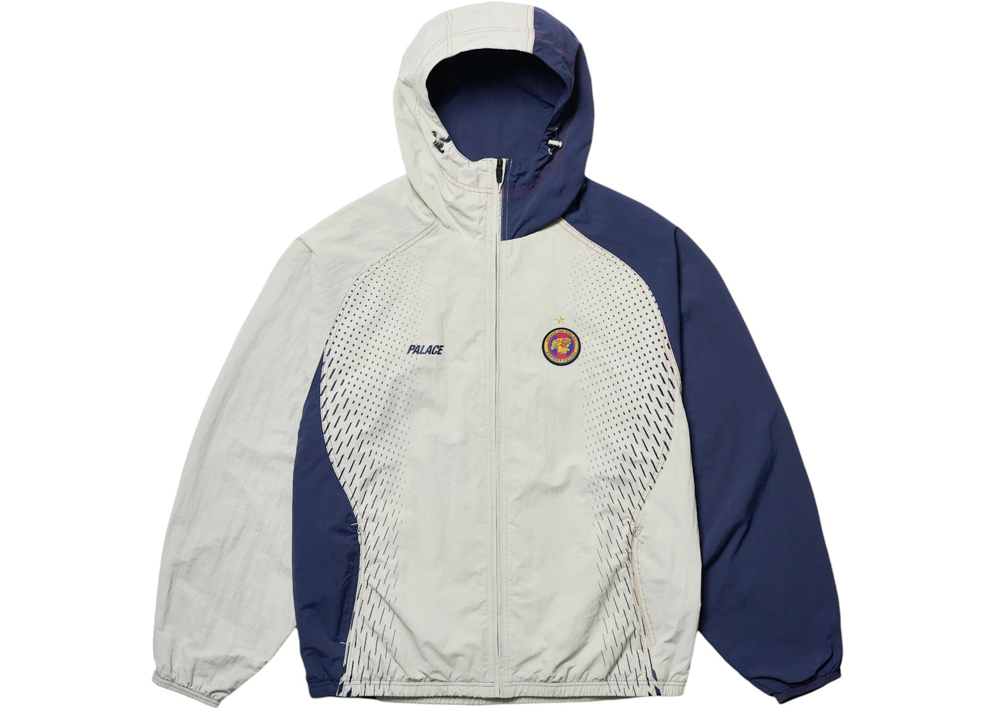 Palace Pro Team Hooded Shell Jacket Grey