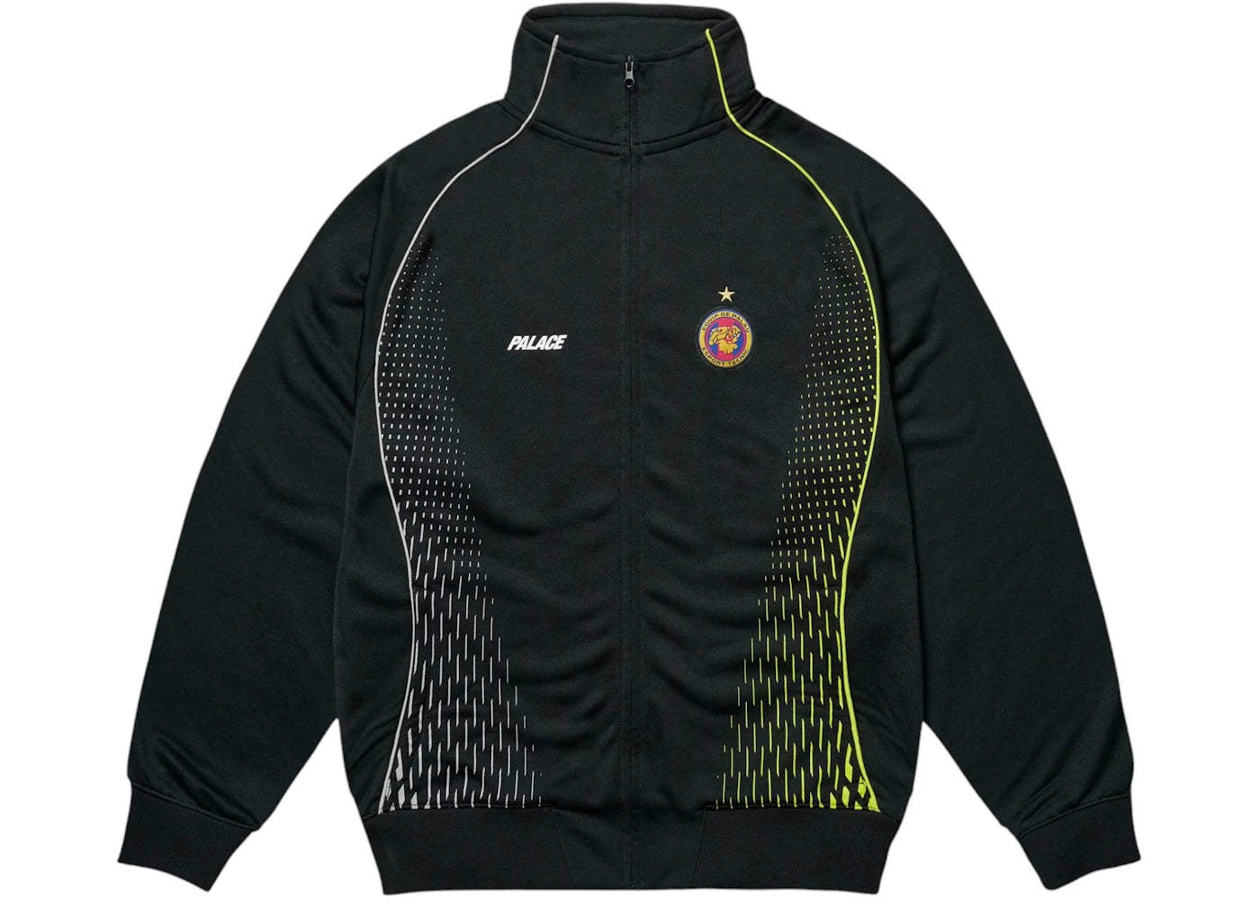 Palace Pro Team Polyknit Funnel Jacket Black