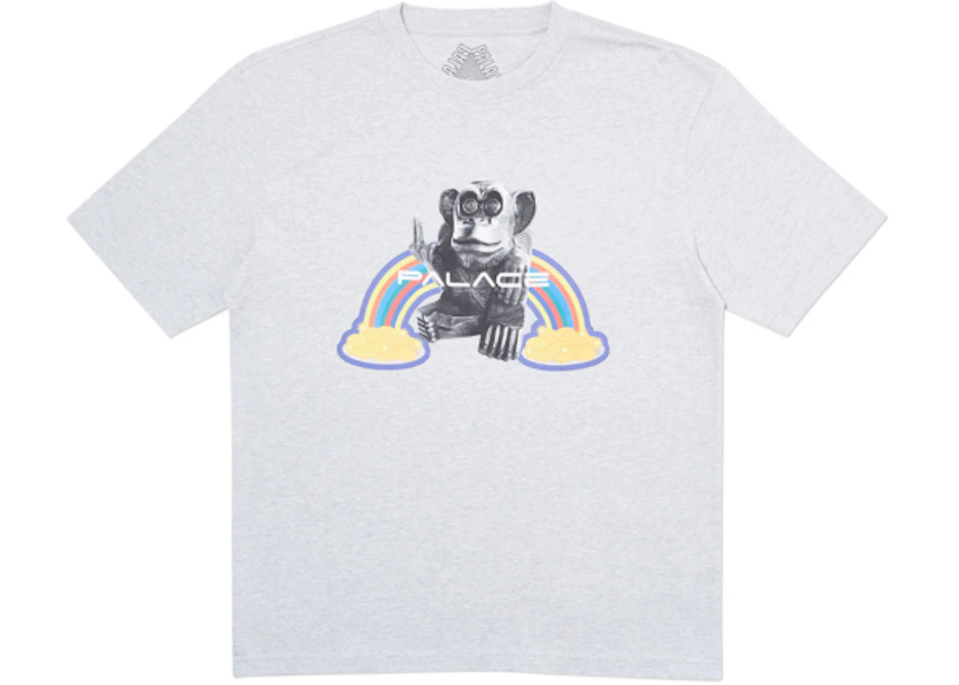 Palace Puck U Sir T-shirt Grey Marl
