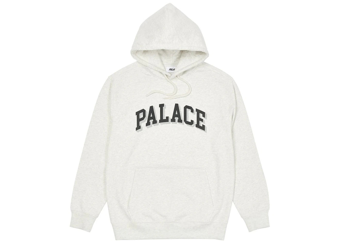 Palace Puff Drop Shadow Hood Light Grey Marl