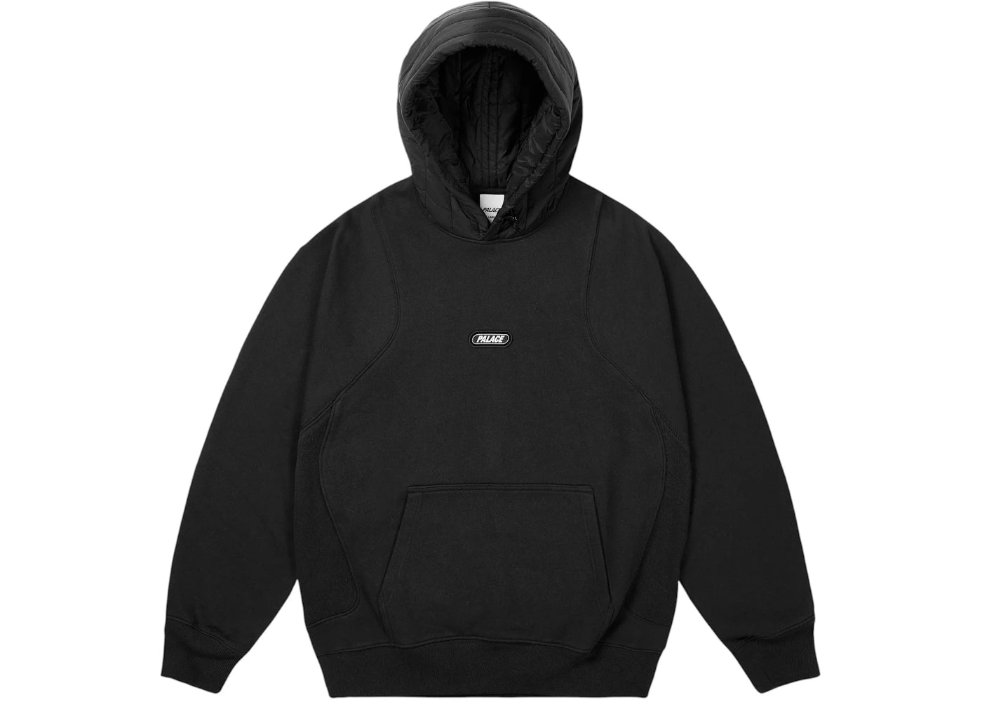 Palace Puffa Hood Black