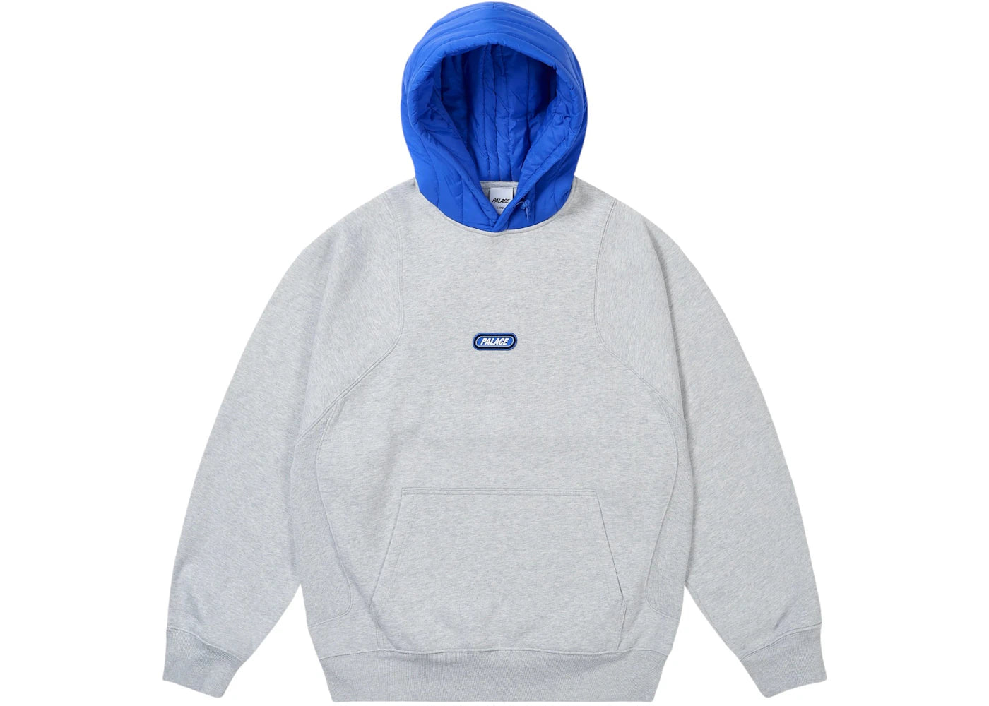 Palace Puffa Hood Grey Marl