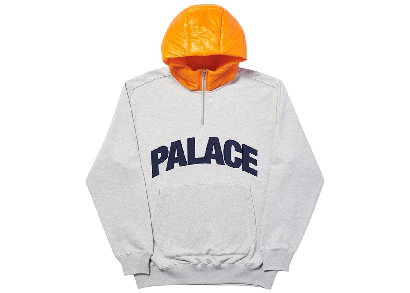 Palace Puffer Hood Grey