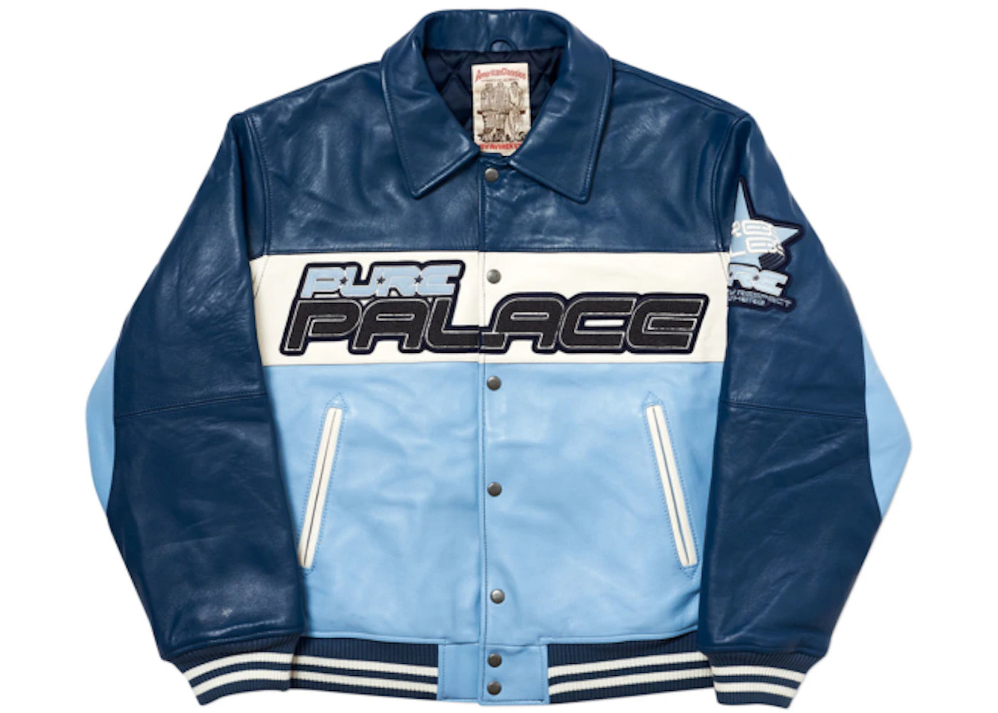 Palace Pure Palace Avirex Jacket Blue