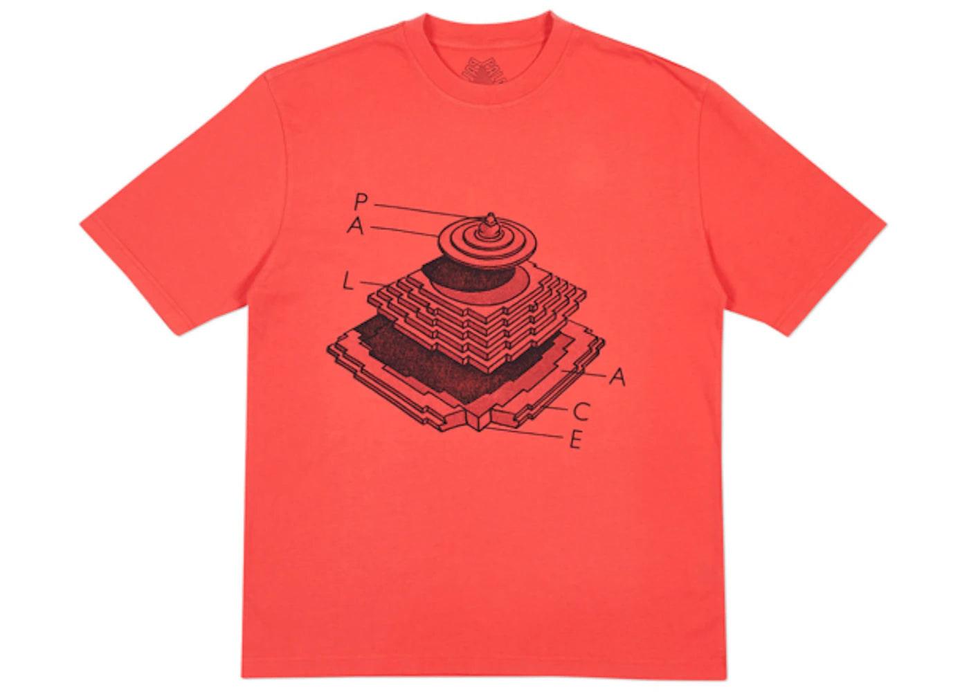 Palace Pyramidal T-shirt Light Red