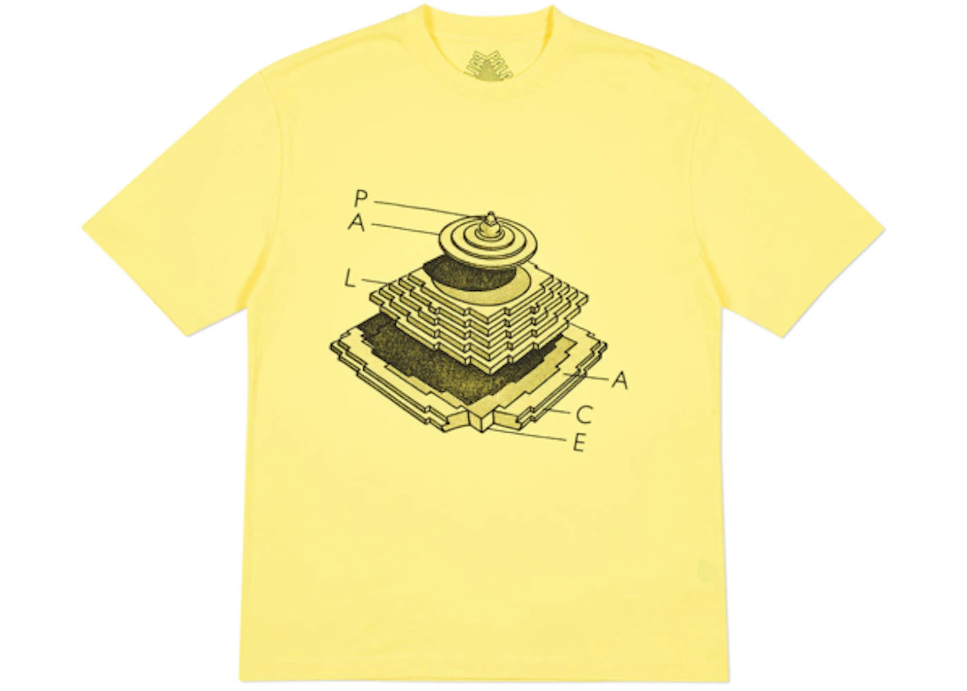 Palace Pyramidal T-shirt Light Yellow