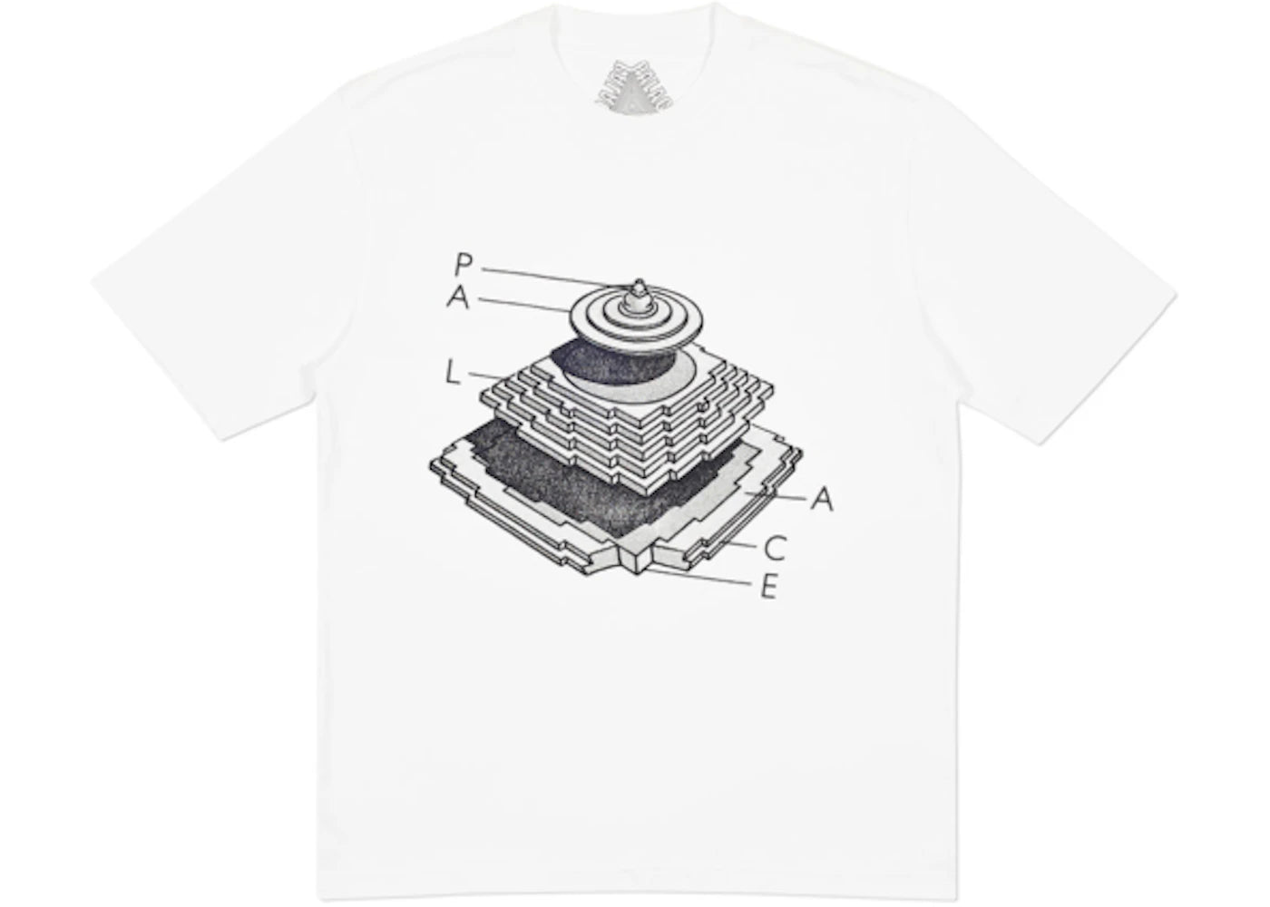 Palace Pyramidal T-shirt White
