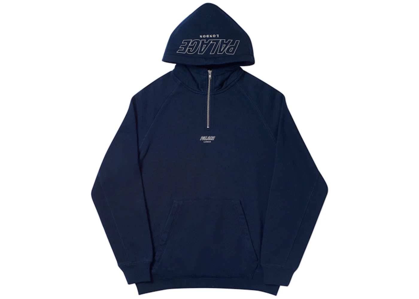 Palace Q-Zip Hood Navy