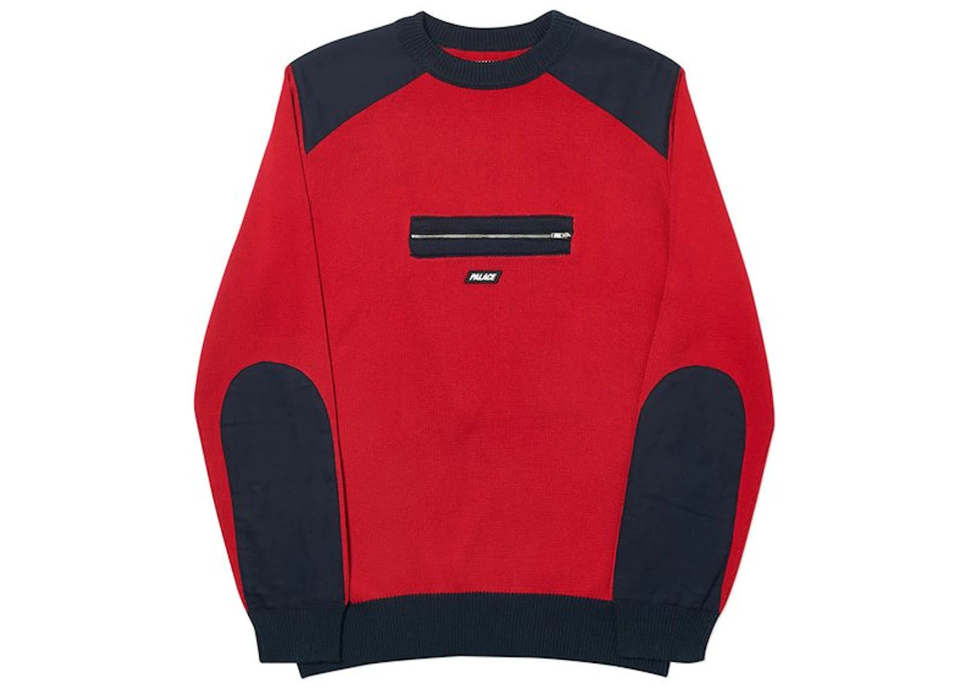 Palace Quart Zip Red