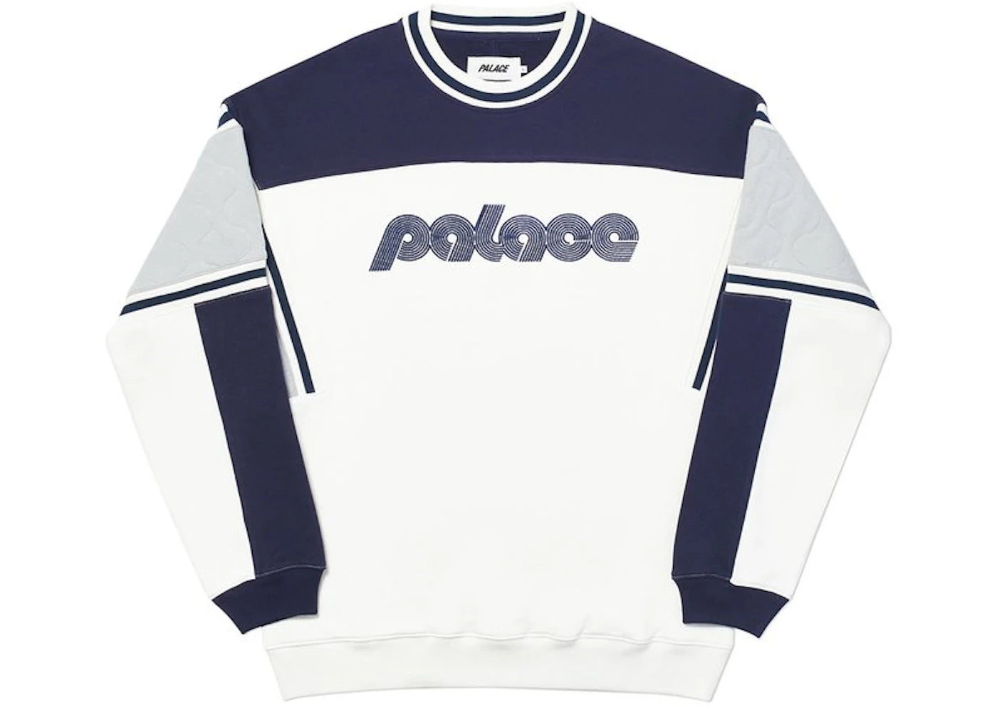 Palace Quilter Crew White