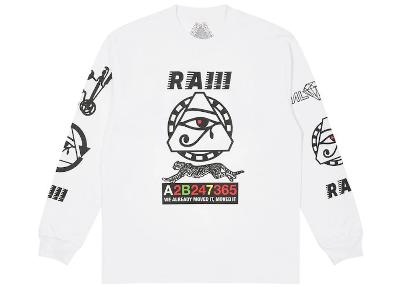 Palace RA Longsleeve White