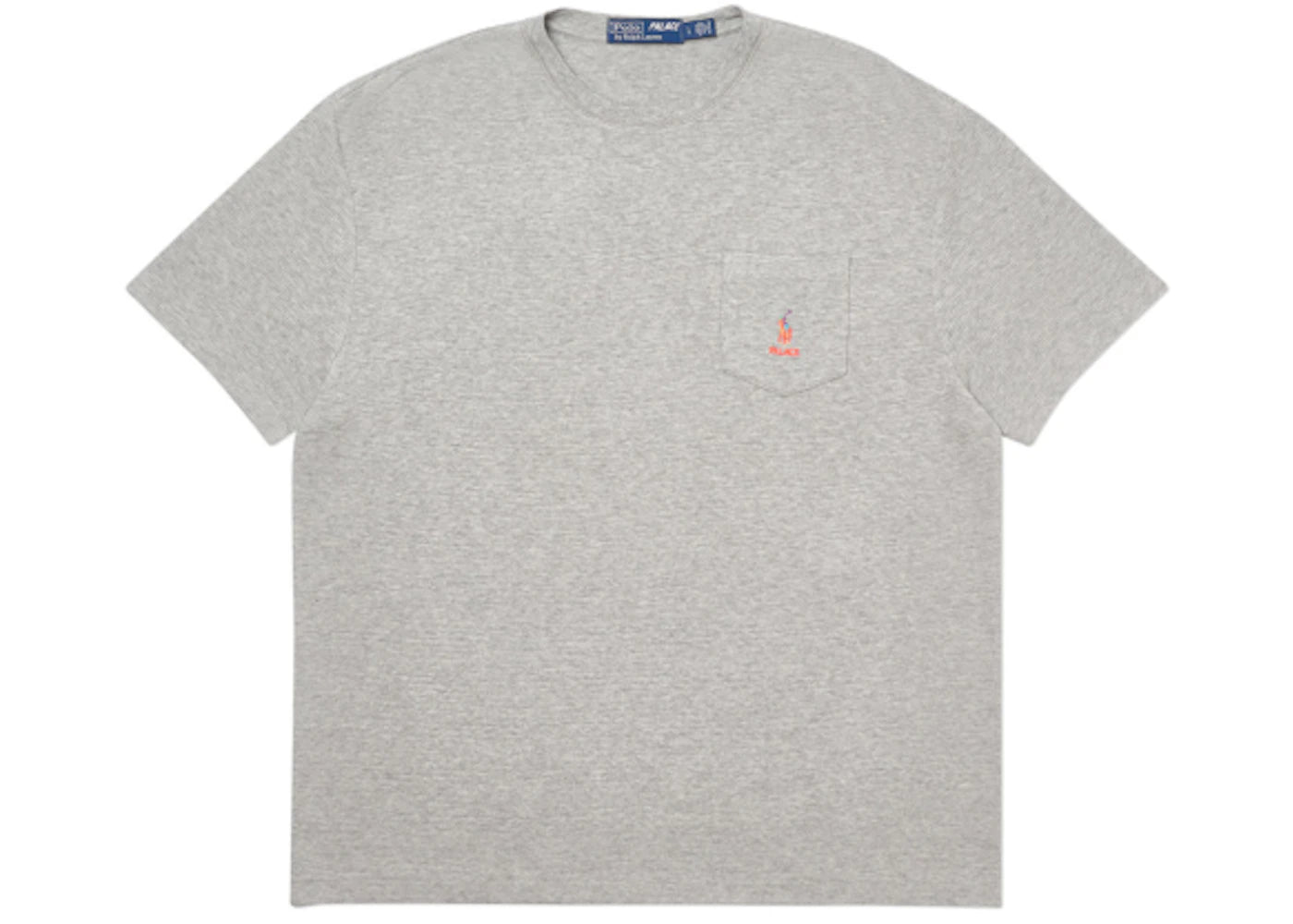 Palace Ralph Lauren Waffle Pocket Tee Andover Heather